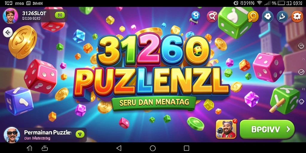 Tampilan menarik dari gameplay <strong>3126SLOT</strong> dengan berbagai tantangan puzzle.