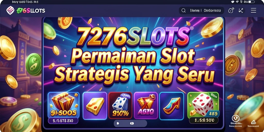 Gameplay seru dari 7276SLOTS dengan berbagai mesin slot menarik.
