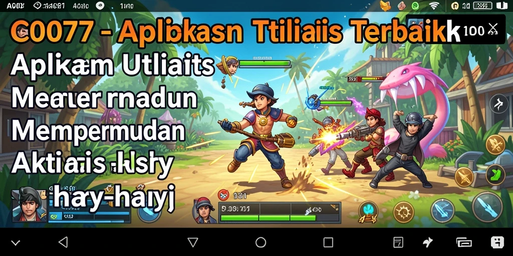 Tampilan antarmuka <strong>C0077</strong> yang intuitif dan mudah digunakan.
