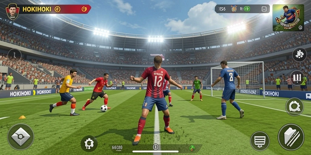 Tampilan gameplay HOKIHOKI yang mendebarkan dan kompetitif.