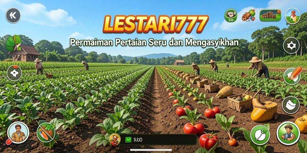 Gameplay seru di dunia pertanian dalam LESTARI777.