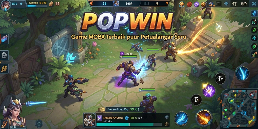 Gameplay seru dengan karakter unik dan aksi cepat di POPWIN.