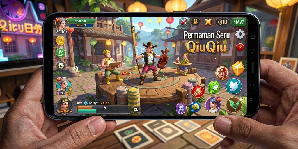 Gameplay seru QiuQiu di SD107 dengan grafis menarik.