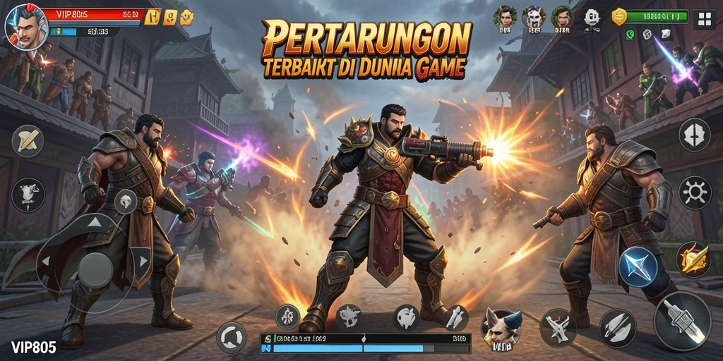 Tangkapan layar game VIP805 menampilkan suasana pertarungan yang intens dan grafis yang memukau.